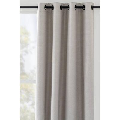 1+1 Gratis Leen Bakker - Gordijn Kai - 135x280 Cm (1 Stuk) - Polyester - Beige