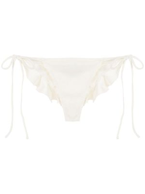 Clube Bossa bas de bikini à fermeture nouée - Blanc