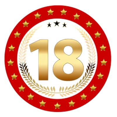 Bierviltjes 18 - 50x stuks - rood/goud - luxe - verjaardag/jubilea - feestartikelen