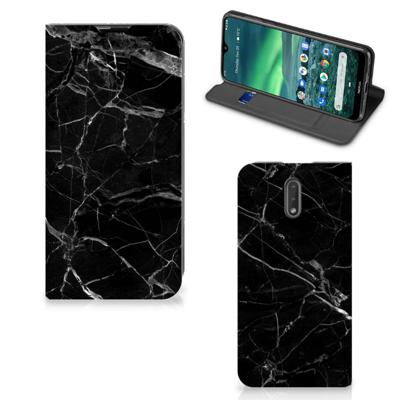 Nokia 2.3 | Standcase | Marmer Zwart - Origineel Cadeau Vader