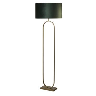Searchlight VloerlampModish brons met groene kap - EU95102GR