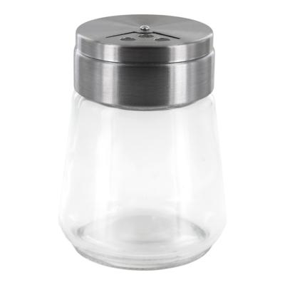 Home Deco Factory Peper en Zoutstrooier - glas - 80 ml - transparant - kruidenpotje
