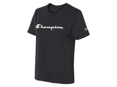 Champion Dames T-shirt (Zwart, L)