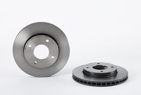 Remschijf COATED DISC LINE BREMBO, Remschijftype: Binnen geventileerd, u.a. für Smart, Mitsubishi - thumbnail