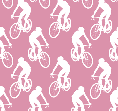 Achtergrond van motorrijders behang roze