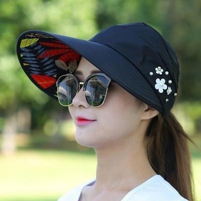 Vrouwen zomer Casual uitgaan van Ultraviolet-proof Koreaanse stijl gevouwen zonnebrandcrème hoed ademend en licht