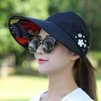 Vrouwen zomer Casual uitgaan van Ultraviolet-proof Koreaanse stijl gevouwen zonnebrandcrème hoed ademend en licht