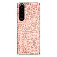 Sony Xperia 1 III TPU bumper Pattern Orange