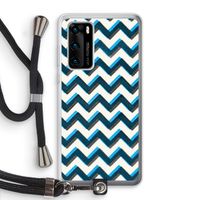 Onderbroken lijn: Huawei P40 Transparant Hoesje met koord