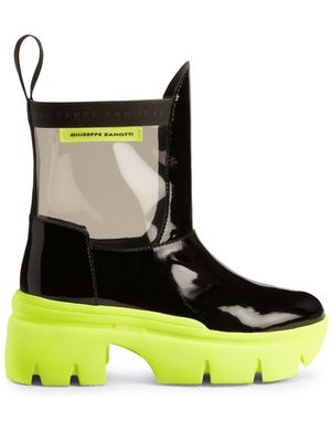 Giuseppe Zanotti bottines Apocalypse Riot 60 mm à plateforme - Noir