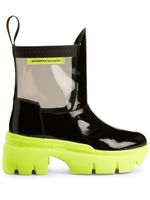 Giuseppe Zanotti bottes Apocalypse Riot à semelle épaisse - Noir