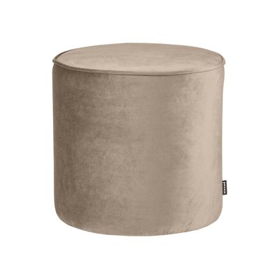 Woood Sara poef hoog Khaki