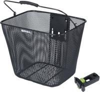 Basil Front basket bilbao kf black