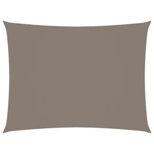 Zonnescherm rechthoekig 3x4,5 m oxford stof taupe