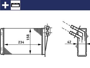 Kachelradiateur, interieurverwarming AH73000S