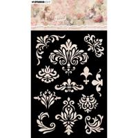 Studio Light • a cat's secret mask stencil baroque ornaments