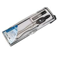 Passer set - 2-delig - 11 cm - voor school - wiskunde - met potloodvulling