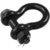 Safetex Shackle 16mm black with Bolt, Mother, Splint harpsluiting met bout en splitpen