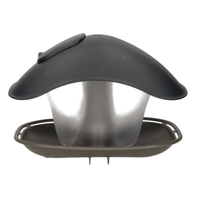 Prosperplast Vogelvoederhuisje - grijs - kunststof - 25 cm - Silo
