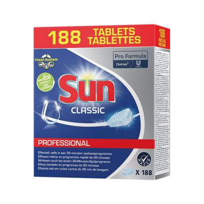 Vaatwastabletten Sun Pro Formula Classic 188 stuks Vaatwastabletten Sun Pro Formula Classic 188 stuks