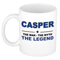 Casper The man, The myth the legend cadeau koffie mok / thee beker 300 ml Casper The man, The myth the legend cadeau koffie mok / thee beker 300 ml