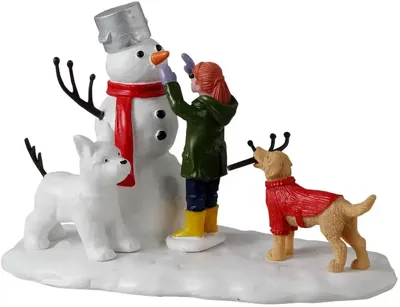 Lemax doggone winter fun kerstdorp tafereel Vail Village 2023