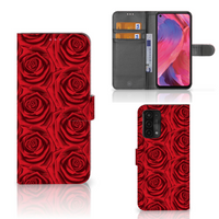 OPPO A54 5G | A74 5G | A93 5G Hoesje Red Roses - thumbnail