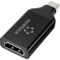 Renkforce RF-4600986 USB-C / HDMI Adapter [1x USB-C stekker - 1x HDMI-bus] Zwart - thumbnail