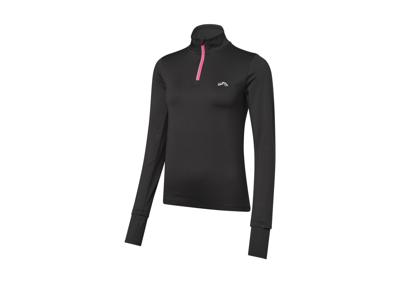 CRIVIT Dames sportshirt met smartwatchopening (XS, Zwart)