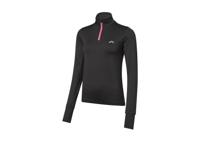 CRIVIT Dames sportshirt met smartwatchopening (XS, Zwart)