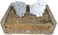 Boony Est 1941 ligkussen grizzly brown 70x50 cm - Gebr de boon