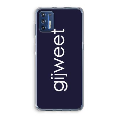 Gijweet: Motorola Moto G9 Plus Transparant Hoesje