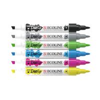 Talens Ecoline duotip markers basisset, 6dlg.