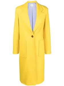 Alysi manteau à revers crantés - Jaune