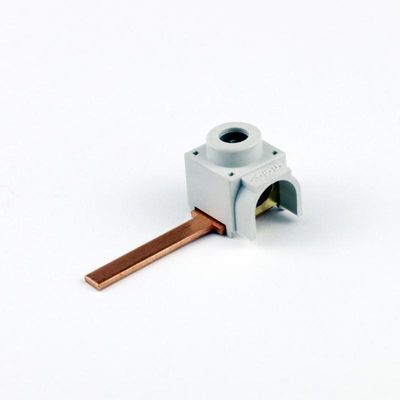SEP Klem 1x25mm2 27mm pin, zijkant grijs