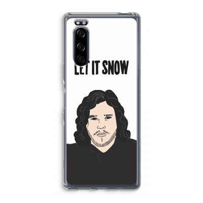 Let It Snow: Sony Xperia 5 Transparant Hoesje
