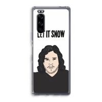 Let It Snow: Sony Xperia 5 Transparant Hoesje