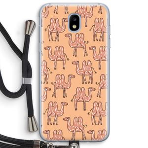 Kameel: Samsung Galaxy J5 (2017) Transparant Hoesje met koord