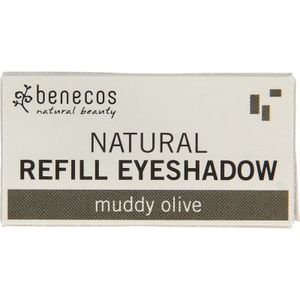 Benecos Refill oogschaduw muddy olive (2 gr)