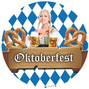 Oktoberfest tafel versiering - 25x Bierviltjes - In thema kleuren - Bierfeest