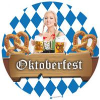 Oktoberfest tafel versiering - 25x Bierviltjes - In thema kleuren - Bierfeest