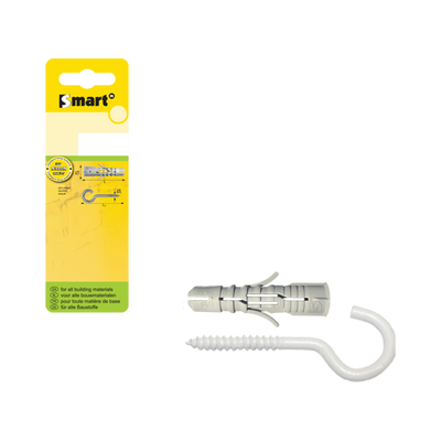 pgb-Europe SMART | plug +s chroefhaak Ø 8x40 N/Gp | 4 st SM0PSHN0508080040H