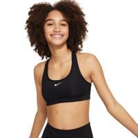 Nike Swoosh Sportbeha Kids Zwart Wit
