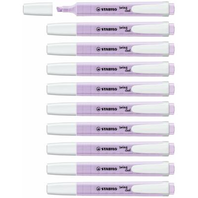 Fluorescerende Markeerstift Set Stabilo Swing Cool Paars 10 Onderdelen