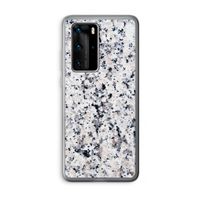 Gespikkelde marmer: Huawei P40 Pro Transparant Hoesje