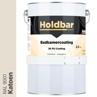 Holdbar Badkamercoating Katoen (RAL 9001) 2,5 kg