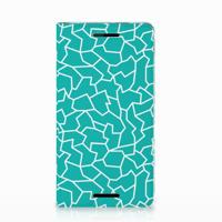 Nokia 2.1 2018 | Bookcase | Cracks Blue