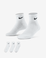 Nike Everyday Cushioned 3 Pack Sportsok White/Black S