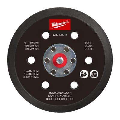 Milwaukee Pad Saver | Zachte | 150mm | M12 FROS - 4932499244
