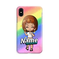 Chibi Maker vrouw: iPhone X Volledig Geprint Hoesje